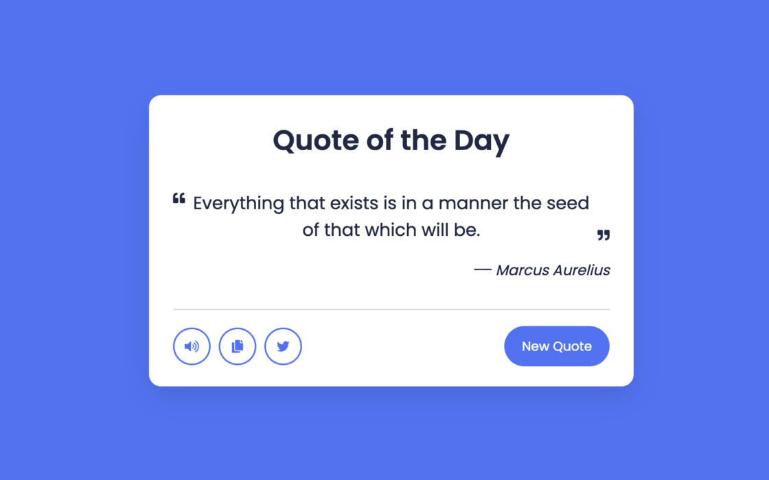 Quote Generator